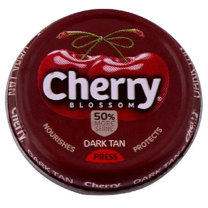 Cherry Blossom Dark Tan Shoe Polish 15 g - Quick Pantry