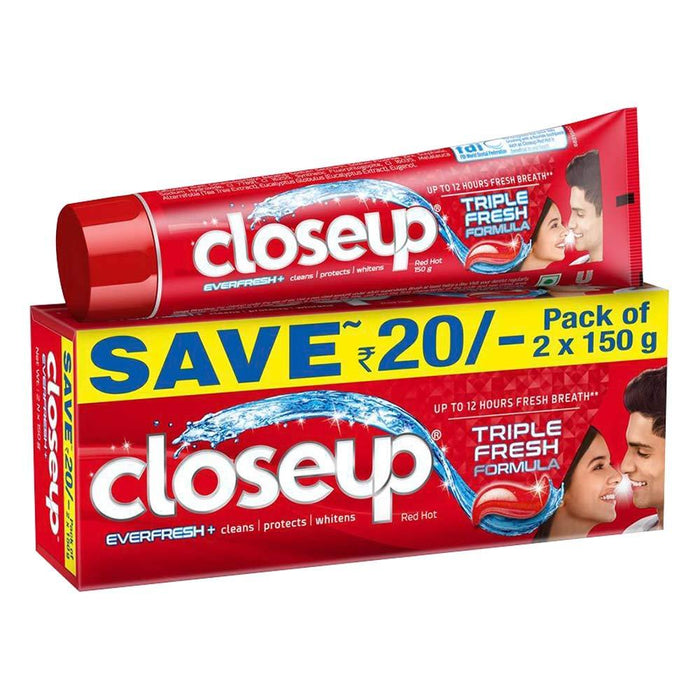 Close Up Everfresh+ Anti-Germ Gel Toothpaste - Red Hot - Quick Pantry