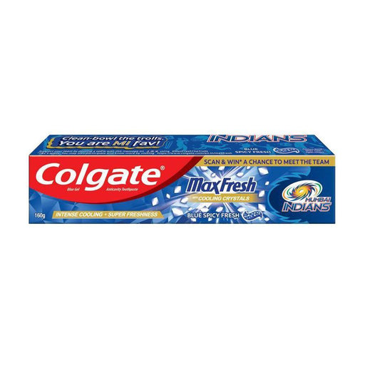 Colgate MaxFresh Blue Spicy Fresh Gel Toothpaste 160 g - Quick Pantry