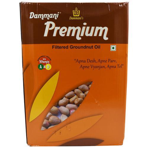 Dammani Groundnut (Moongfali) Oil 15 L - Quick Pantry