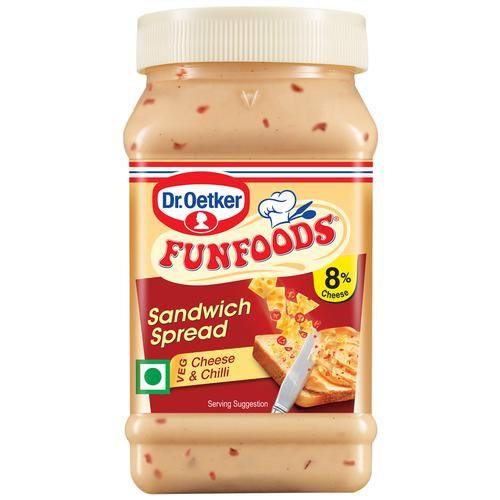 Dr. Oetker FunFoods Sandwich Spread - Cheese & Chilli 250 g - Quick Pantry