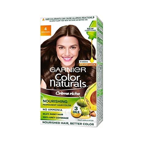 Garnier Color Naturals Crème Hair Colour - Shade 4 Brown - Quick Pantry