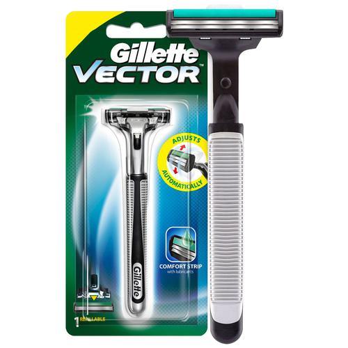 Gillette Vector Plus - Manual Shaving Razor 1 pc - Quick Pantry