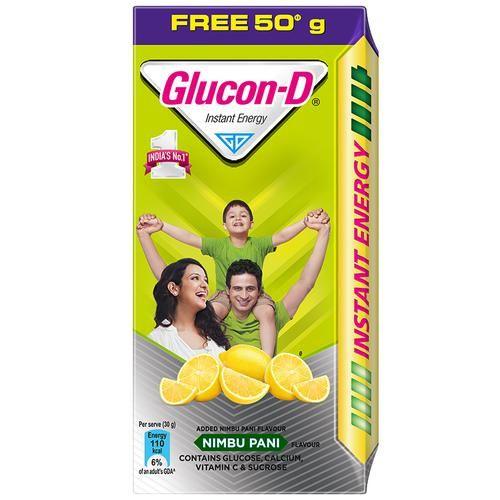 Glucon D Glucose - Nimbu Pani 200 g - Quick Pantry