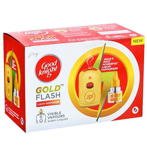 Good Knight Gold Flash Liquid Vaporizer With Machine 45 ml - Quick Pantry