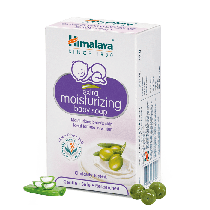 Himalaya Extra Moisturizing Baby Soap 75 g - Quick Pantry