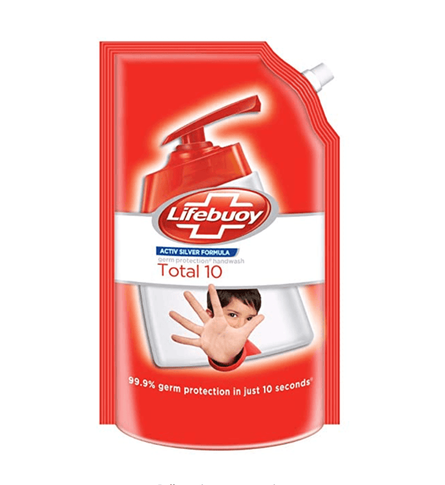 Lifebuoy Total 10 Activ Natural Germ Protection Liquid Handwash (Refill) 185 ml - Quick Pantry