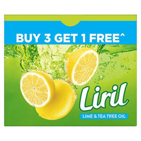 Liril Lime & Tea Tree Oil Soap 125 g (Buy 3 Get 1 Free) - Quick Pantry