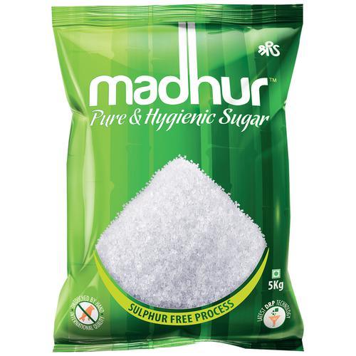 Madhur Pure and Hygienic Sugar 5 kg - Quick Pantry
