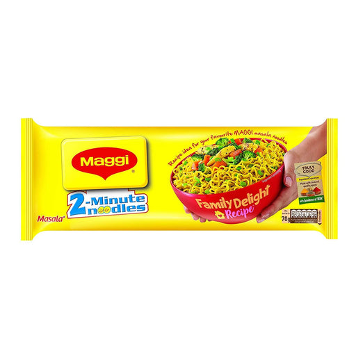 Maggi Masala Instant Noodles (Pack of 4) 280 g - Quick Pantry