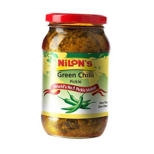 Nilon's Green Chilli Pickle 400 g - Quick Pantry