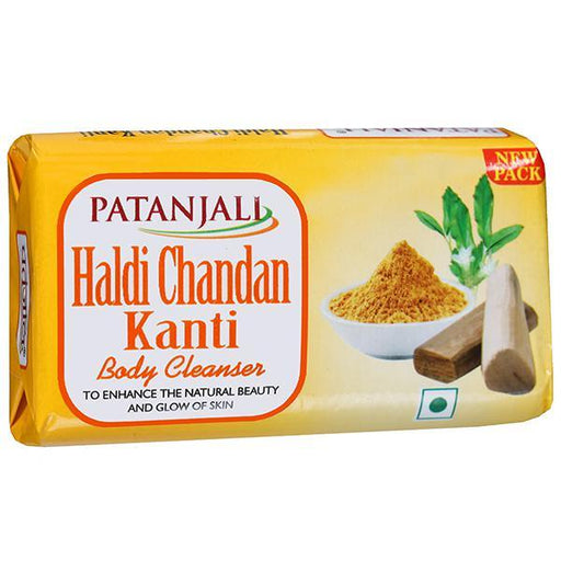 Patanjali Haldi Chandan Kanti - Body Cleanser Soap - Quick Pantry