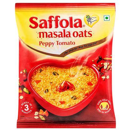 Saffola Peppy Tomato Instant Masala Oats 38 g - Quick Pantry
