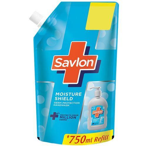 Savlon Germ Protection Liquid Handwash - Moisture Shield (Refill) 750 ml - Quick Pantry