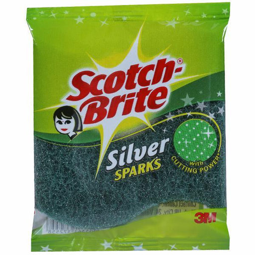 Scotch Brite Silver Sparks Scrub Pad - Quick Pantry