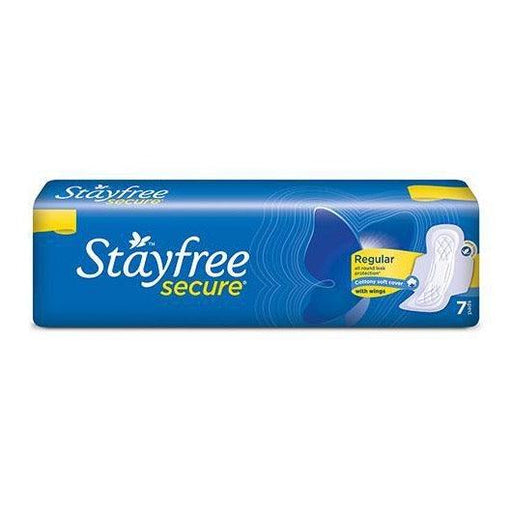 Stayfree Secure Cottony Soft Cover - Regular with Wings 6 Pads - Quick Pantry