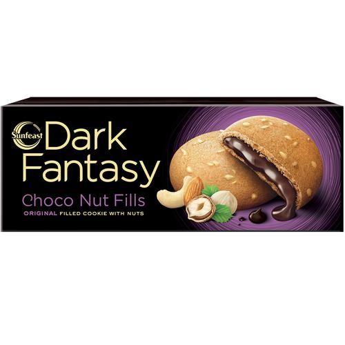 Sunfeast Dark Fantasy Choco Nut Fills Cookies 75 g - Quick Pantry