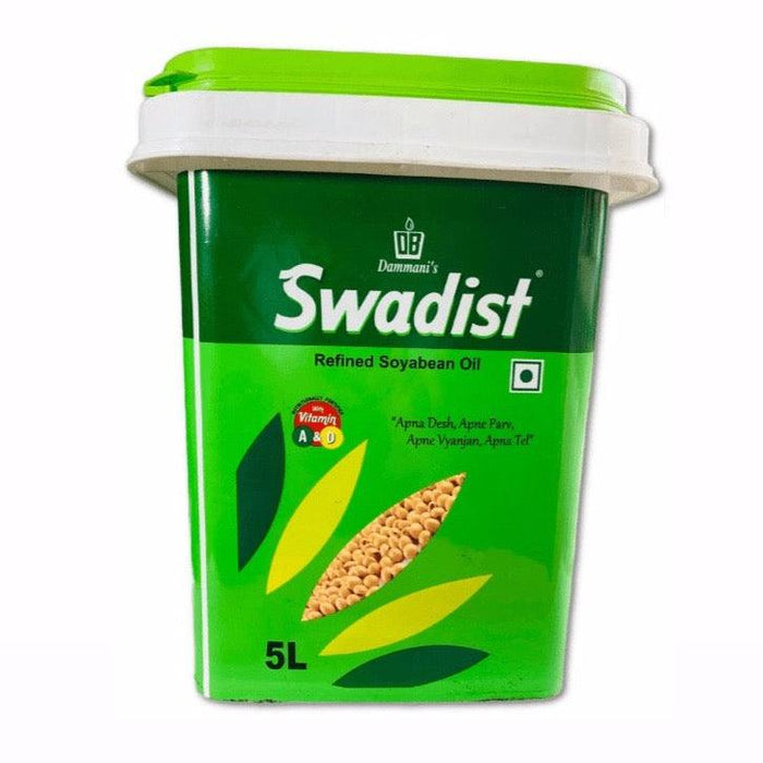 Swadist Soyabean Oil Bucket 5 L - Quick Pantry