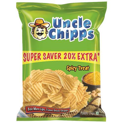 Uncle Chipps Spicy Treat Potato Chips 28 g - Quick Pantry