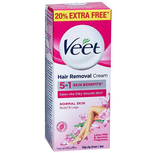 Veet Silk & Fresh Hair Removal Cream - Normal Skin 30 g - Quick Pantry