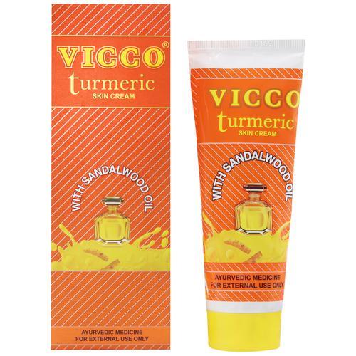 Vicco Turmeric Skin Cream with Sandalwood Oil - Quick Pantry