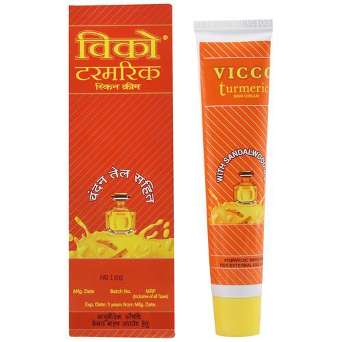 Vicco Turmeric Skin Cream with Sandalwood Oil - Quick Pantry